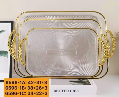 khay nhựa vuông 6596A to