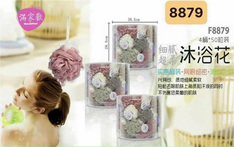bông tắm tạo bọt 8879 đẹp