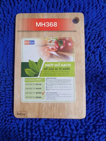 thớt gỗ vuông bé megahome 368