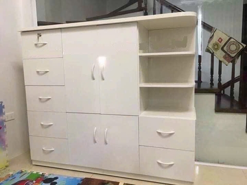 tủ 5T2 cánh kèm kệ