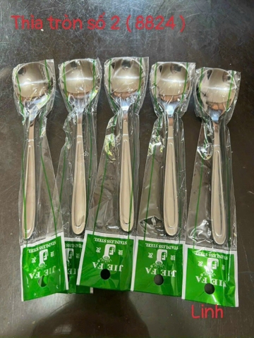 thìa súp 2 tròn xanh 8824