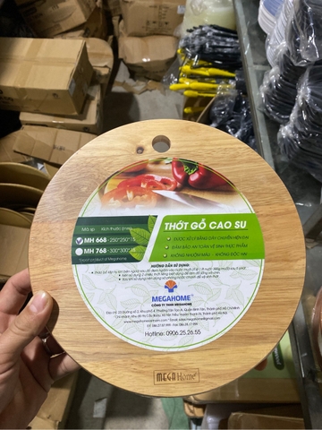 Thớt gỗ tròn mega 668