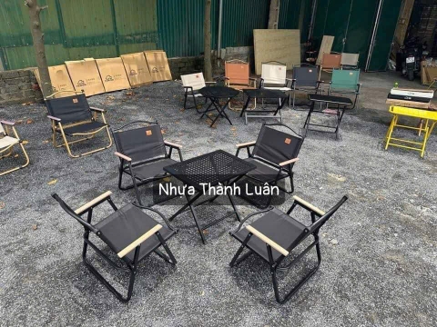 Ghế gấp vải hàng hộp giấy bavai (ghi chú màu)