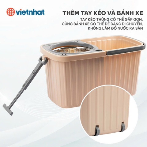 BỘ LAU NHÀ TAY KÉO 9558