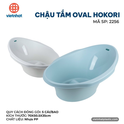 CHẬU TẮM OVAL HOKORI 2256
