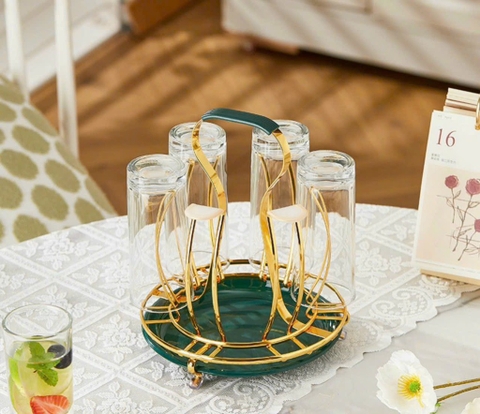 cắm cốc tròn vàng đĩa xanh-X-01