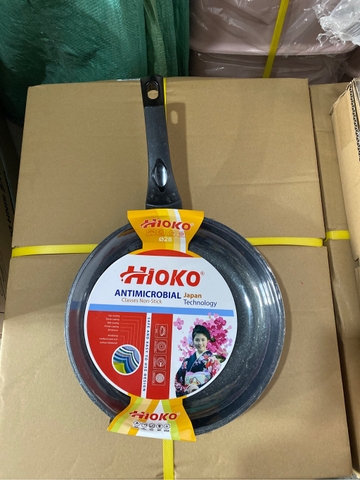 chảo cạn vân đá đáy từ 28 cm hioko