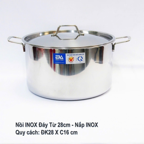 xoong 28 inox đông á