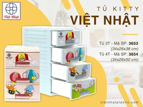 TỦ KITTY 3T 3653