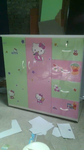 tủ đài loan 2 cánh 5 ngăn R105 X C125 X S40 CM