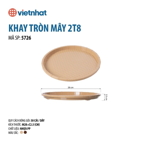 KHAY TRÒN MÂY 2T8 5726