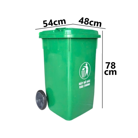 THÙNG RÁC CÓ BÁNH XE 100L GLCC 9108