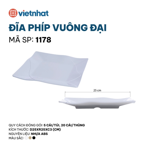 ĐĨA PHÍP VUÔNG ĐẠI 1178