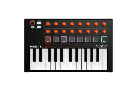 Arturia MiniLab MKII Orange Edition Thiết bị MIDI