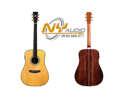 Enya T-10SD Solid Spruce Guitar hàng nhập khẩu chính hãng