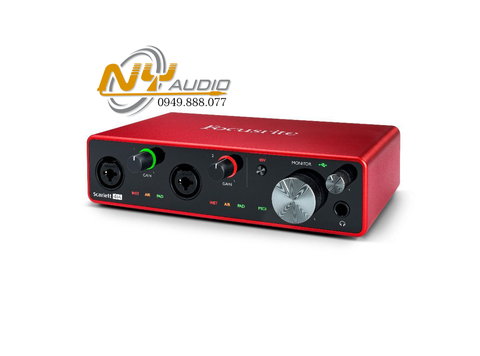 Focusrite Scarlett 4i4 Gen 3 Audio Interface hàng nhập khẩu chính hãng