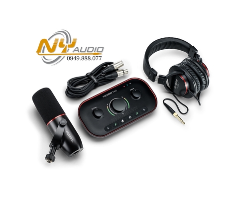 Focusrite Vocaster Two Studio Podcasting Pack hàng nhập khẩu chính hãng