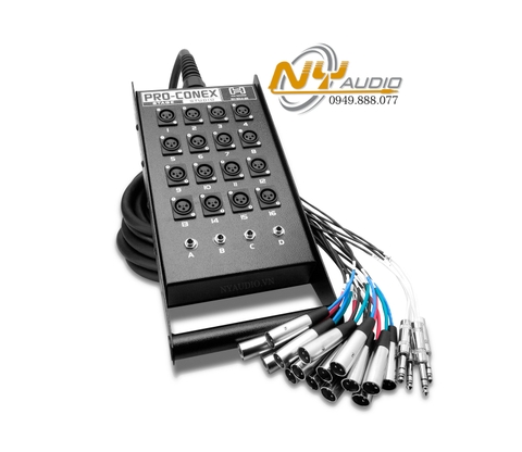 Hosa Stage 16 XLR Sends & 4 TRS Returns hàng nhập khẩu chính hãng