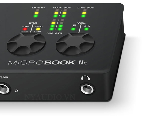 MOTU MicroBook IIc Mobile USB iOS Audio Interface