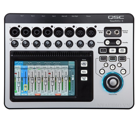 QSC TouchMix-8 14-channel Touchscreen Digital Mixer hàng chính hãng