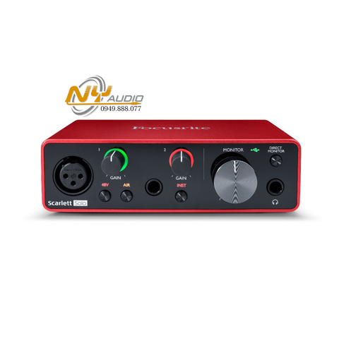 Focusrite Scarlett Solo USB Gen 3 hàng nhập khẩu chính hãng