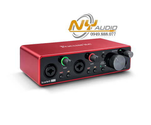 Focusrite Scarlett 2i2 Gen 3 Audio Interface hàng nhập khẩu chính hãng