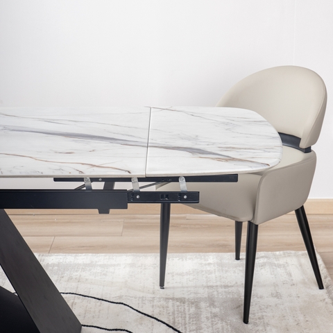 Bàn ăn thông minh Hampstead chân đen