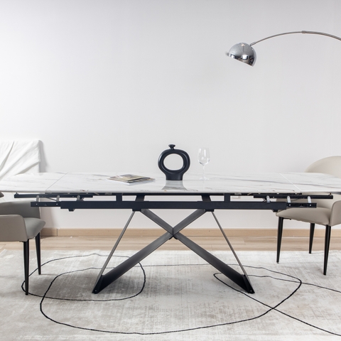 Bàn ăn thông minh Hampstead chân đen