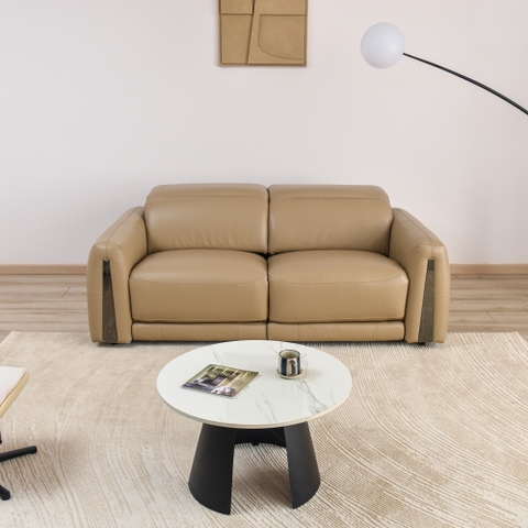 Ghế sofa thông minh chỉnh điện Obido da thật BV 2 ghế