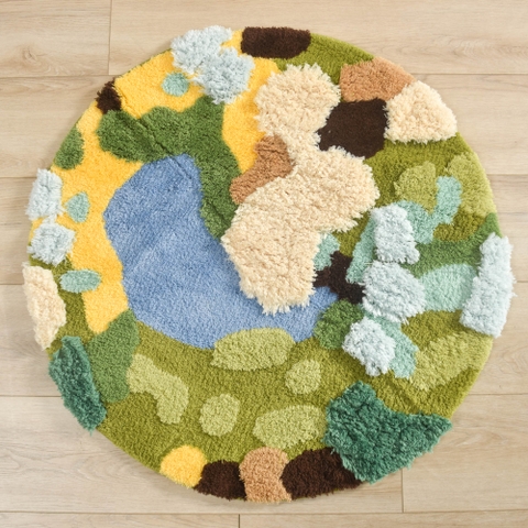 Thảm trải sàn Ping tufted dệt nổi