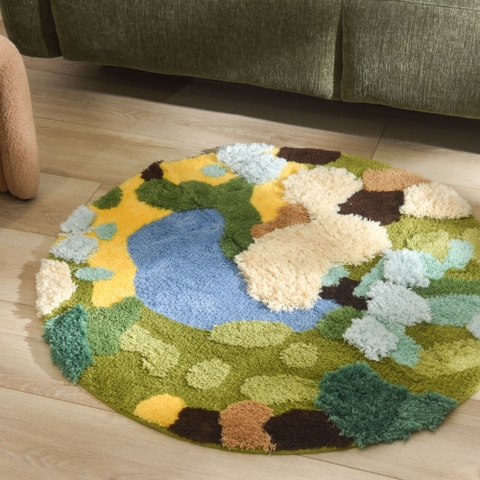 Thảm trải sàn Ping tufted dệt nổi