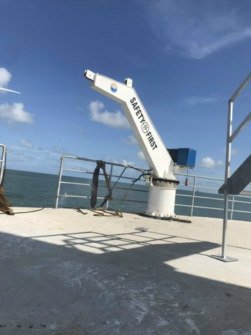 Hoàn thành 17 em cẩu quay david 1 tấn tầm với 2.7m nhỏ xinh phục vụ cho anh em điện gió Tân Ân nơi đất Mũi Cà Mau