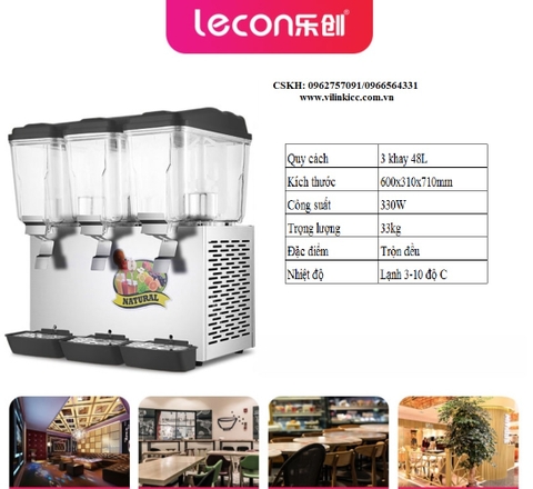 MÁY LÀM MÁT NƯỚC HOA QUẢ 3 KHAY (SKU-LC3K)