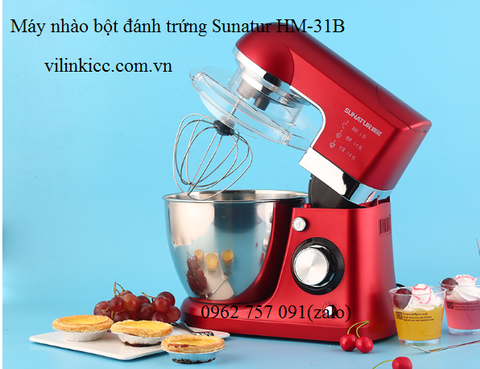 Máy nhào bột đánh trứng tích hợp máy xay Sunatur HM-31B