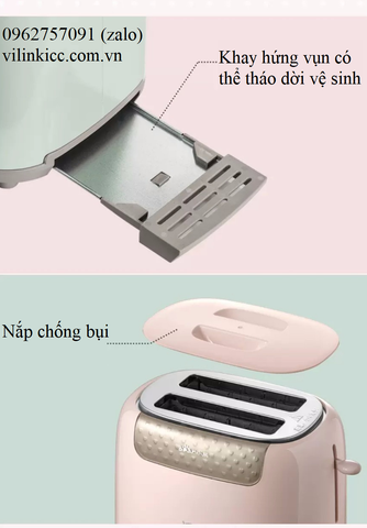 Lò nướng bánh Sandwich Bear DSL-601