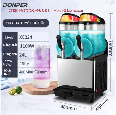 MÁY ĐÁ TUYẾT HŨ ĐÔI