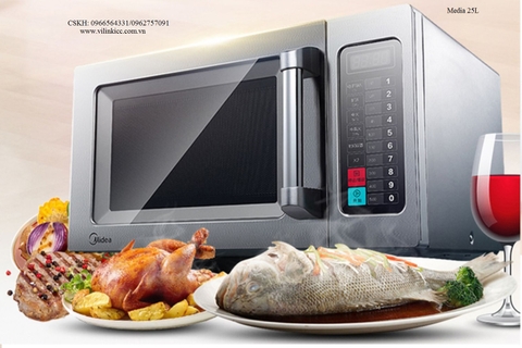 LÒ VI SÓNG CÔNG NGHIỆP MEDIA 25L (SKU-EM925F4T-SS)