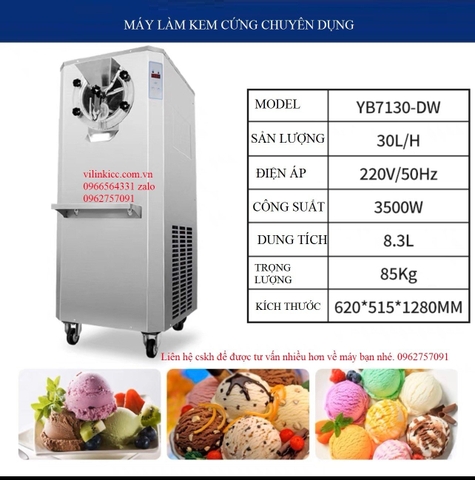 MÁY LÀM KEM CÔNG NGHIỆP 8,3L