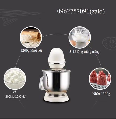 Máy nhào bột đánh trứng Homedear MY7A