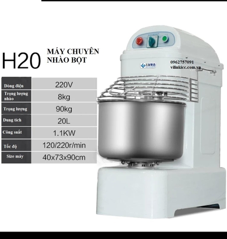 Máy nhào bột công nghiệp H20