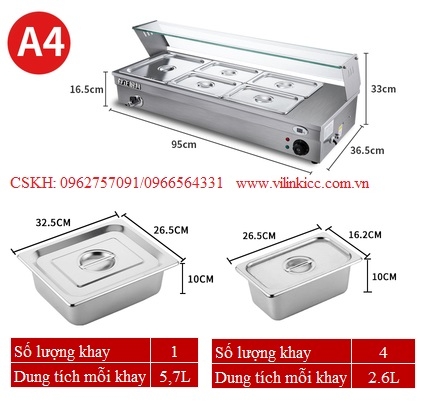 THIẾT BỊ Ủ NÓNG THỨC ĂN SKU-KTA-1K5.7L-4K2.6L-A4