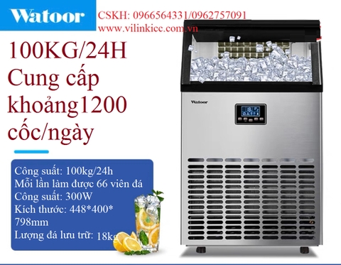 MÁY LÀM ĐÁ WATOOR 100KG