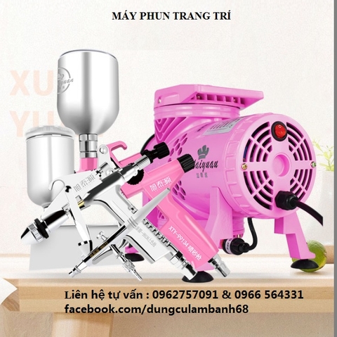 SÚNG PHUN MẦU CHO BÁNH VÀ SOCOLA