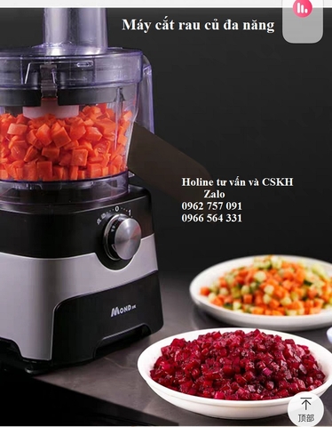 Máy cắt rau củ đa năng thái sợi thái hạt lưu dùng gia đình