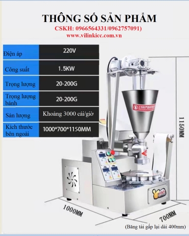MÁY BÁNH BAO TỰ ĐỘNG