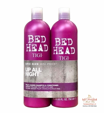 Cặp dầu gội xả phục hồi tóc Tigi bed head 750ml (Mỹ) màu tím