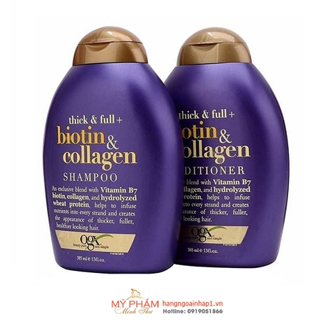 Cặp gội xả BIOTIN COLLAGEN - Mỹ