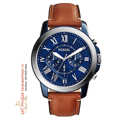 Đồng hồ nam FOSSIL FS5150 Grant Chronograph Blue Dial Men’s Watch