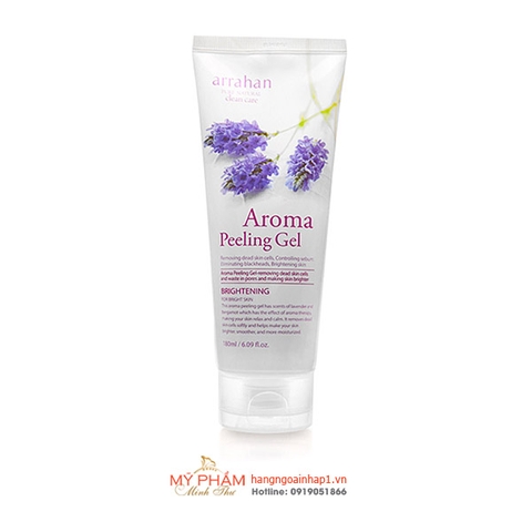 Gel tẩy da chết Arrahan Hương Hoa Oải Hương 180 ml Hàn Quốc