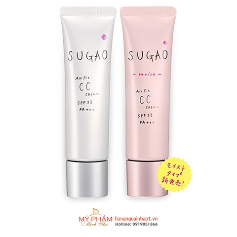 Kem trang điểm CC Sugao Air Fit SPF23 PA+++ Nhật Bản